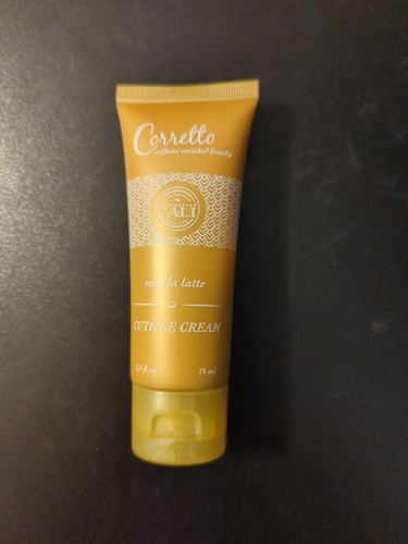 Cali Corretto mit Koffein angereicherte Vanille Latte Nagelhautcreme 2,5 flüssige Unzen NEU VERSIEGELT