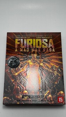 Furiosa A Mad Max Saga Weet Fullslip A1 Embossed Slip 4k Uhd Steelbook New!