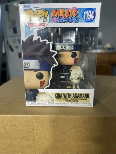Funko Pop! Vinyl: Naruto Shippuden Kiba with Akamaru #1194 New Never Out Of Box