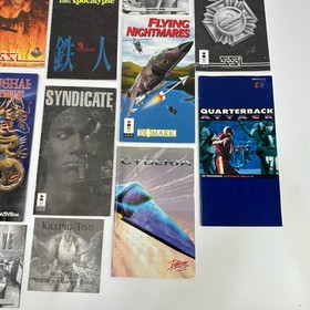 Lot of 14 Original 3DO Manuals & Inserts Wolfenstein 3D Hell Syndicate ++