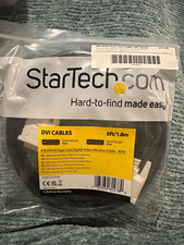 StarTech.com DVIDDMM6 6ft DVI-D Dual Link Male to Male Cable Black