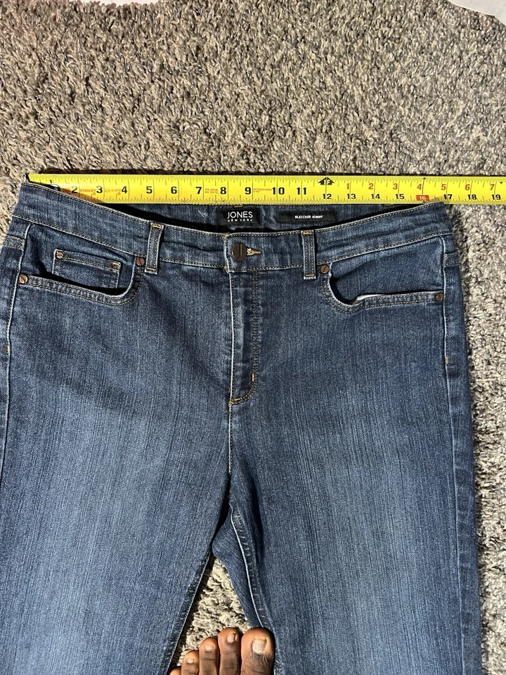 Jones New York Women’s Bleecker Skinny Jeans Classic Stretch Size 14 - Image 3 of 4