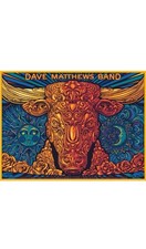 Dave Matthews Band Poster 2023 Houston Woodlands, TX - 05/19/23 Slater - M/NM
