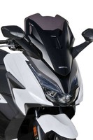 Honda 125 Forza -21/26 Windschutzscheibe Sport Ermax Schwarz Klar - 0301T14