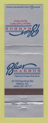 Matchbook Cover - Blues Harbor Atlanta GA