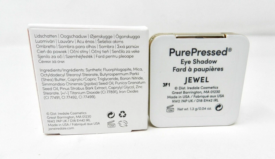 Juego de 2 sombras de ojos prensadas puras Jane Iredale en joya 0,04 oz Foto 2 de 3