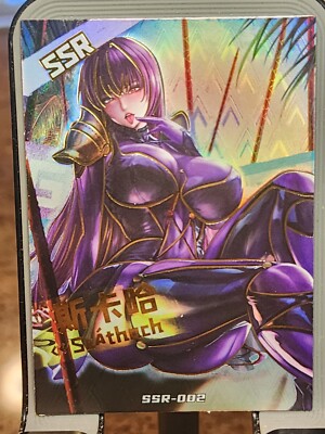 Carnival Crazy Party 2 Goddess Story Anime Card Waifu Foil SSR SSR-002 Scathach