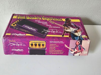 Used DigiTech Jimi Hendrix Experience Multi Effects Pedal in box  velvet pouch