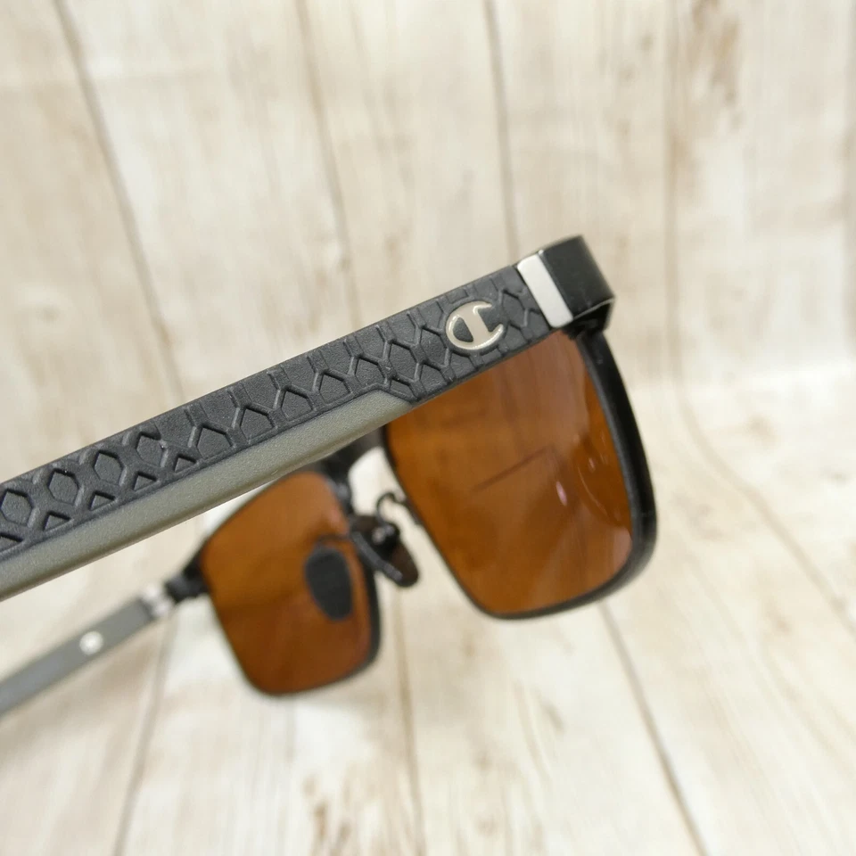 Gafas de sol Champion Elite para hombre mate de metal negro SOLO MARCO CUFL6004CG 58-18-145 Foto 2 de 4