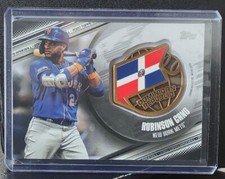 2020 Topps Robinson Cano Global Game Medallion 103/149 #GGM-RC New York Mets