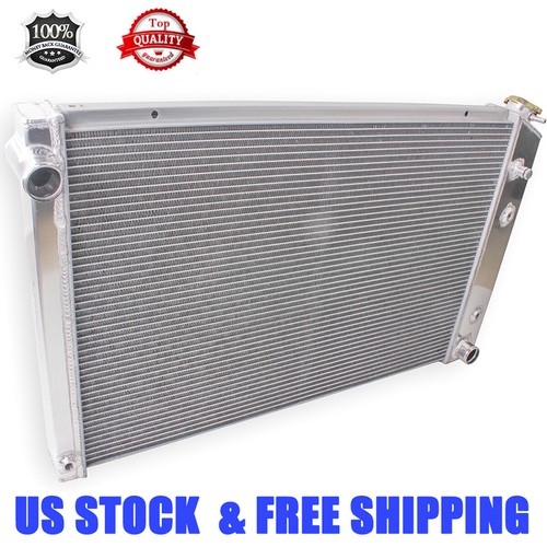 4Row Aluminum CoreRadiator 1973-1986 Chevy GMC C/K Series Pickup Truck C10 28'' - Foto 3 di 10