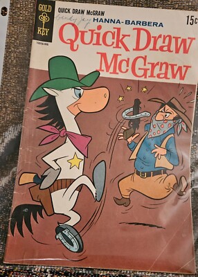 Quick Draw McGraw #15 - 1961 Gold Key Comics - Hanna-Barbera Vintage