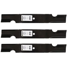 3 pk Notched Air-Lift Blades Fits Grasshopper 320239 3452 6052 Woods 70104 70117