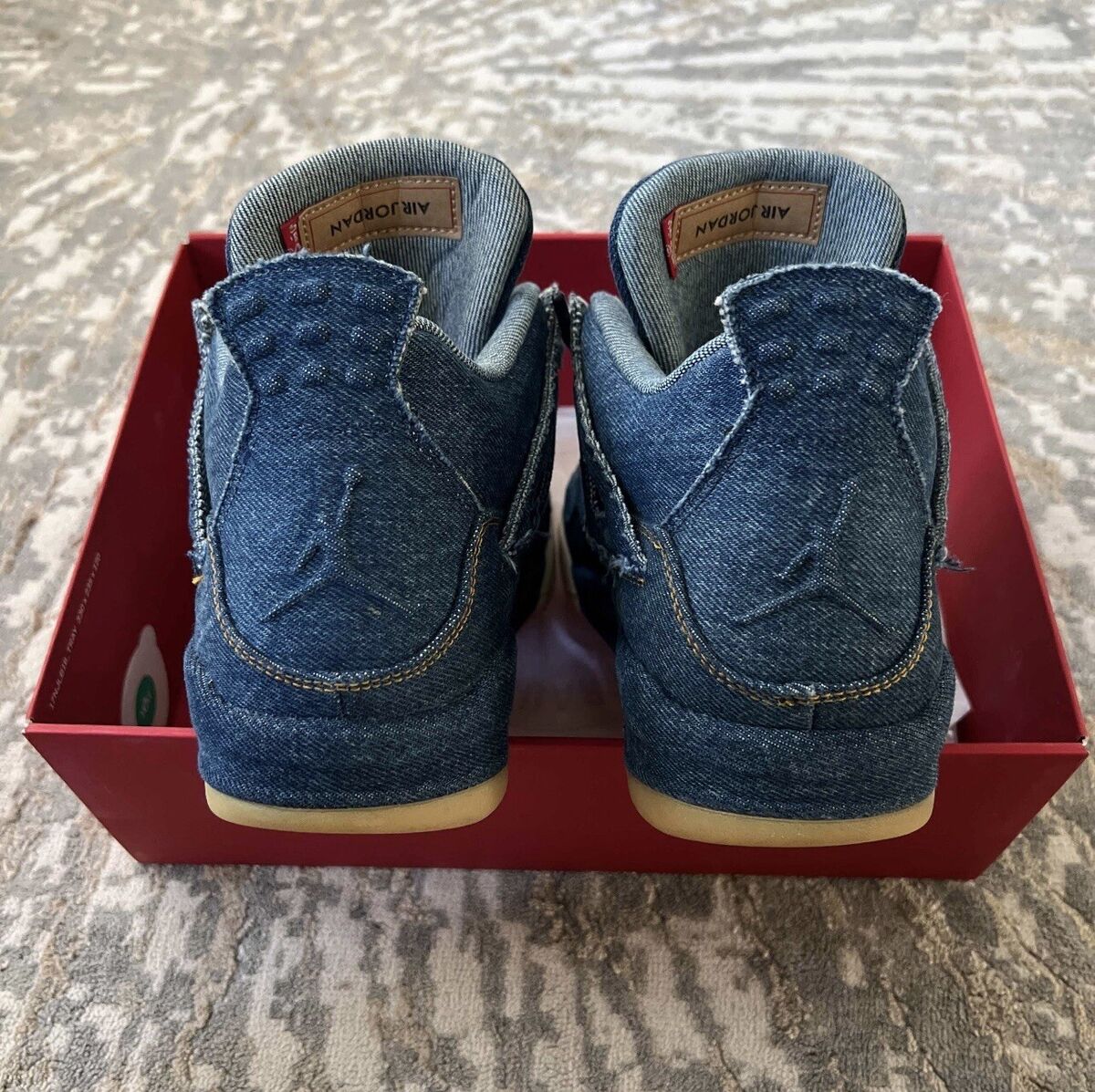 Size 9 - Levi's x Air Jordan 4 Retro Denim 676556226456| eBay Size 9 - Levi's x Air Jordan 4 Retro Denim 676556226456| eBay