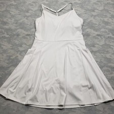 Tommy Bahama Racquet And Paddle Dress Womens Large White Pleated Skirt NWT...