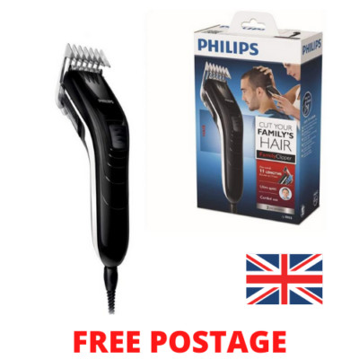 Brandneu Philips Haar Familie Haarschneidemaschine Trimmer Herren Kinder kabelgebunden QC5115/13