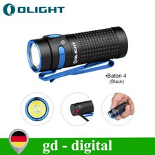 Olight Baton 4 Aufladbare Taschenlampe (Schwa...