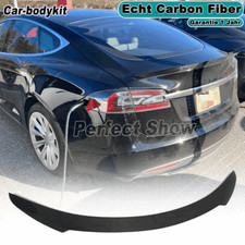 Carbon Heckspoiler Lippe Flügel Kofferraum Spoiler Für Tesla Model S 2012-2020 