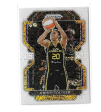 Kristi Toliver 2022 Panini WNBA Prizm White Sparkle Prizm Refactor SSP #118