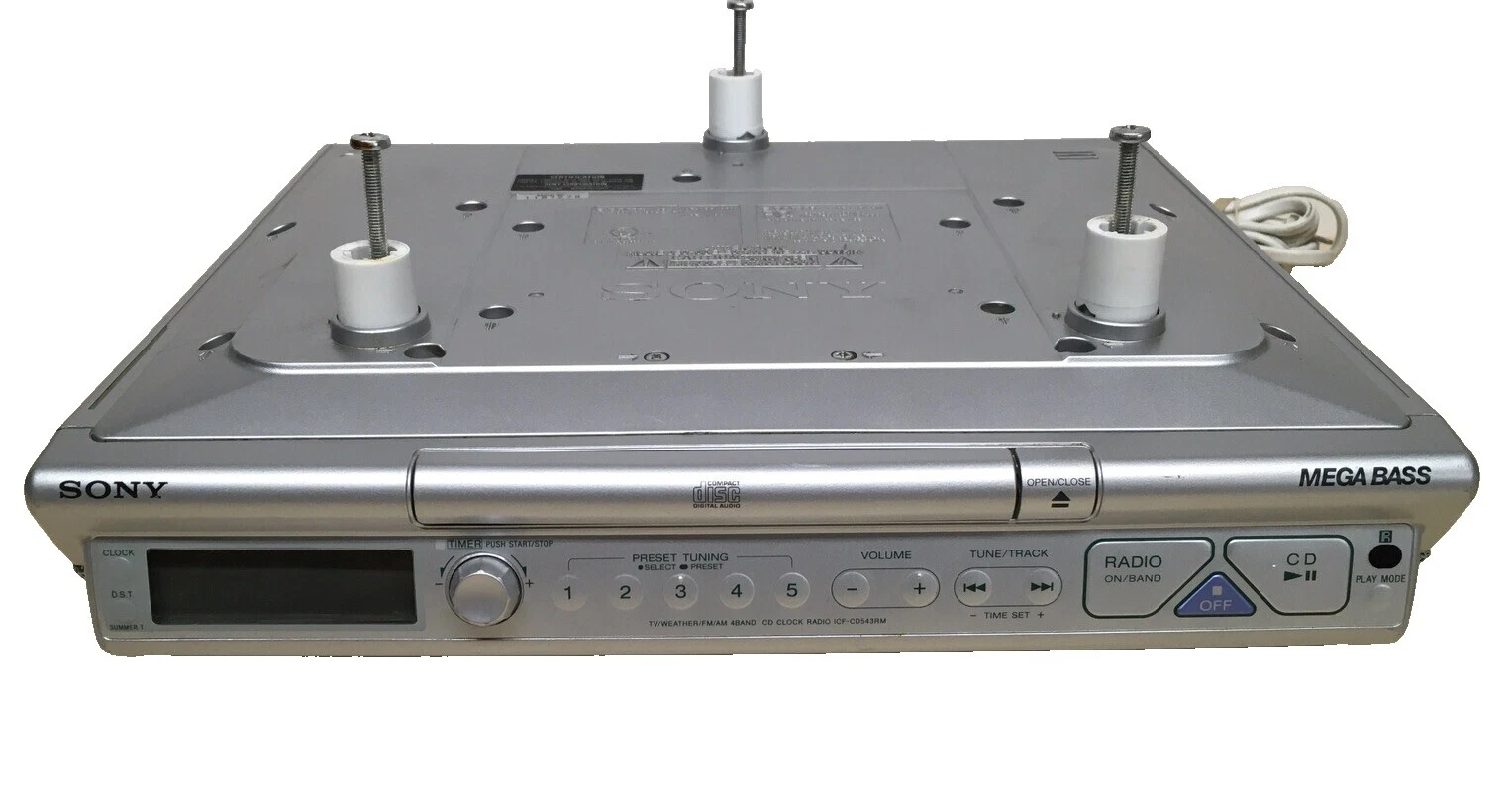 索尼家庭音频时钟收音机立体声音响