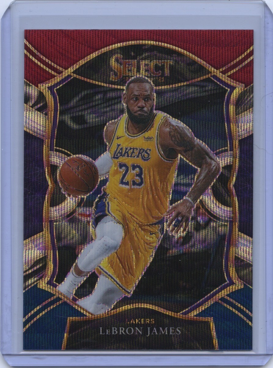 2020-2021 Select LEBRON JAMES Tri Color Card Concourse #23