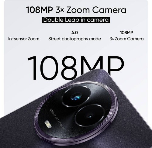 Realme 11 5G (Black 128 GB)(8 GB RAM)6.72" 108MP Dimensity 6100+ Global Version. - Picture 5 of 13