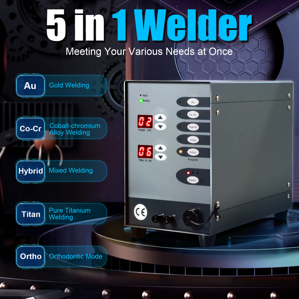 Automatic Jewelry Laser 100W Welder Pulse Argon Repair CNC Spot Welding
