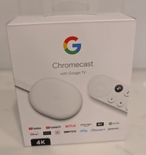 Google Chromecast with Google TV 4K UHD Media Streamer Google Chromecast with Google TV 4K UHD Media Streamer