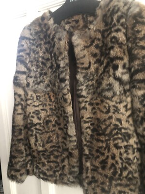 Sfera Chaqueta Pelo De Conejo Animal Print S