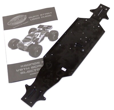 Team Corally Kronos XP 6S Main Chassis Plate (Long) w/Printed Manual C-00180-328