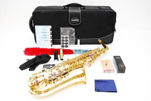 Saxophone alto professionnel laqué or Yamaha YAS62 - Photo 1/10