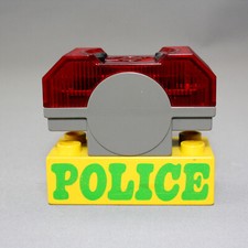LEGO DUPLO SIRENE + LAMP POLICE EMERGENCY RESCUE ELECTRIC N° LEGO x1225c01