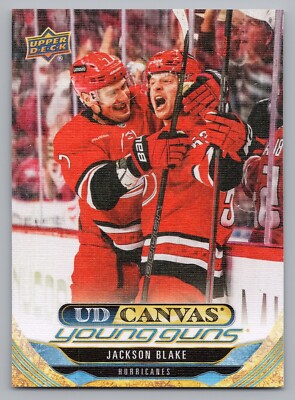 JACKSON BLAKE  2024-25 ROOKIE Young Guns Canvas #C215  Carolina Hurricanes