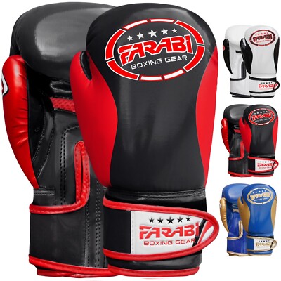 Farabi Junior Boxhandschuhe Sparring Training Boxsack Handschuhe Kinder 2-4-6-8 OZ
