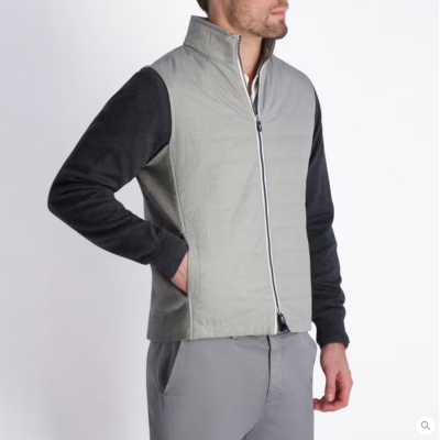 Gilet rayé Femme 100% laine - Rayé marine