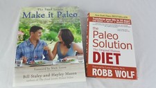 Lot of 2 Paleo Solution The Original Human Diet by Robb Wolf Make it Paleo