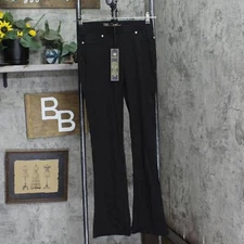 dG2 Womens Pull-On Stretch Ponte Boot-Cut Pant. 708528 708528 Black XS