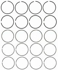 Premiumium Piston Rings  Mahle Original  41817
