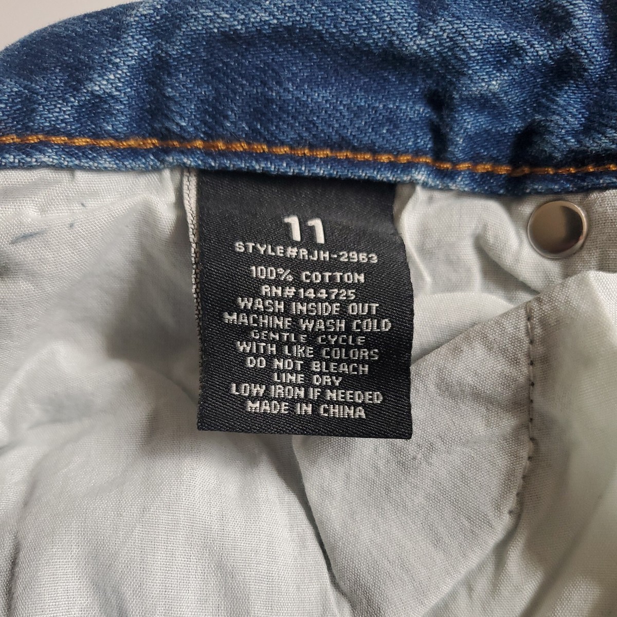 American Bazi High Rise Straight Leg Boyfriend Jeans Women's Size