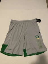 Nike Oregon Ducks Dry Knit Shorts Wolf Gray Men’s Size: Medium NWT