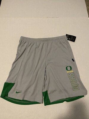 #ad Nike Oregon Ducks Dry Knit Shorts Wolf Gray Men’s Size: Medium NWT $22.75