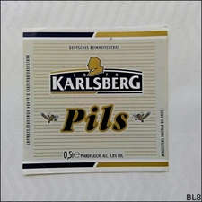 Karlsberg Pils Beer Label (BL8)
