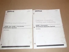 Caterpillar 345B 345BL Excavator Hydraulic Testing & Adjusting Manuals , 7KS 2SW