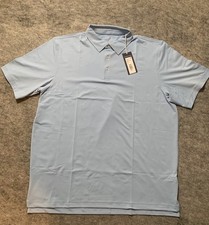 Vineyard Vines Men  s Shirt Sz XL Jake Light Blue OTG On The Go Sankaty Polo NEW