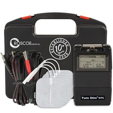 Roscoe Medical TENS Unit and EMS Muscle Stimulator, Twin Stim, OTC TENS