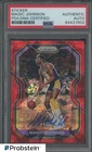 Magic Johnson Signed Sticker 2020-21 Panini Red Ice #219 PSA/DNA AUTO