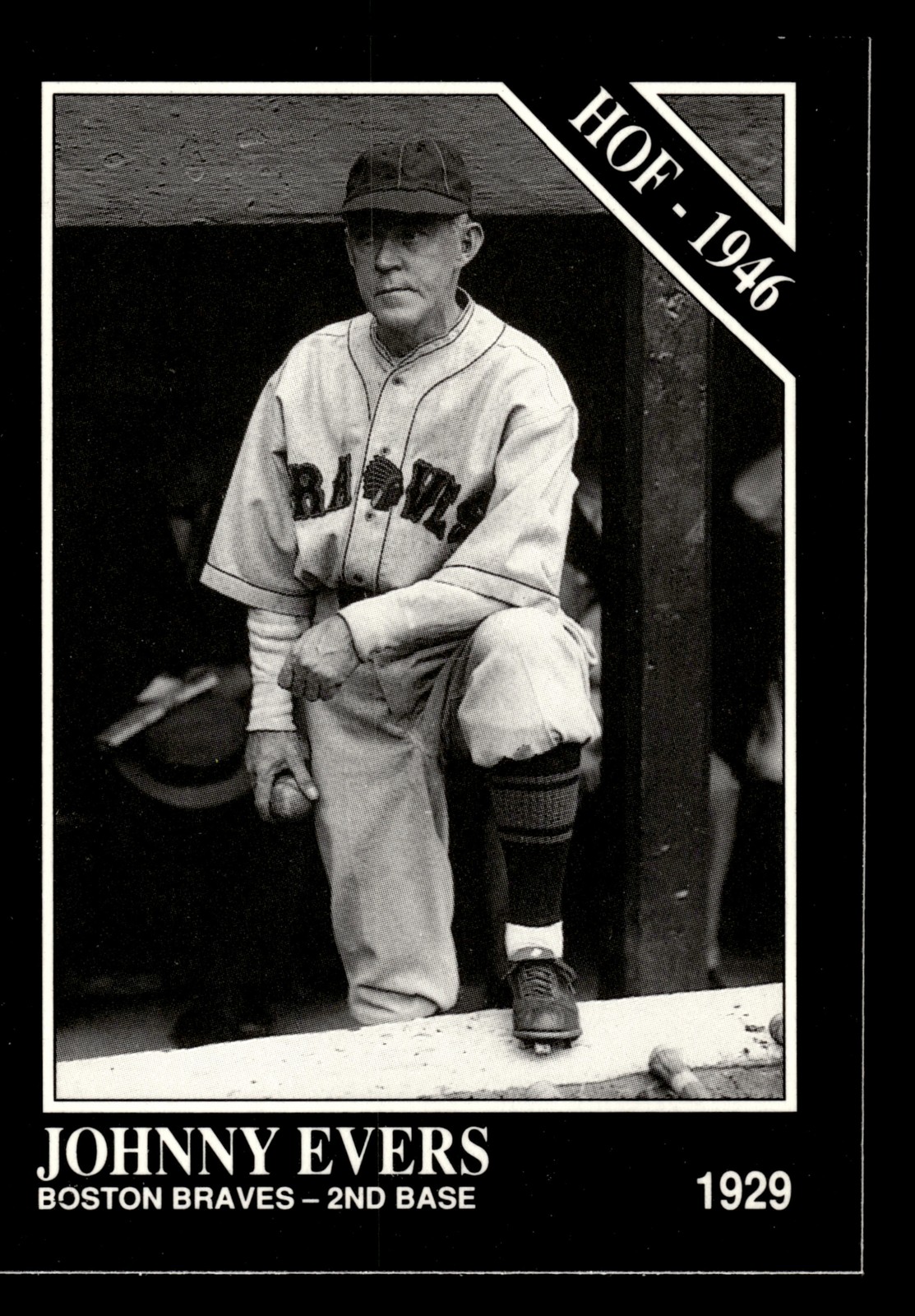 Johnny Evers 1991 Conlon Collection TSN #15 Boston Braves
