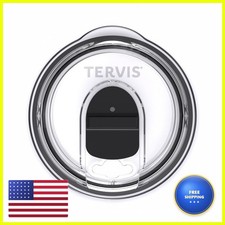 Tervis Slider Lid Clear - Fits 12 & 20oz Stainless Steel Tumbler USA Made