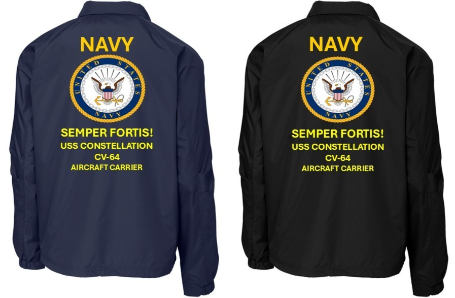 NAVY*USS PHILIPPINE SEA CV-47* CARRIER*COACHES JACKET. NAVY