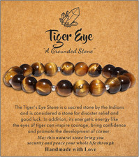 Healing Crystal Bracelets for Women 8Mm Beaded Bracelet Gemstone Stone Ladies Br